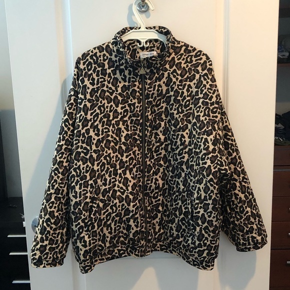 Euro Joy Jackets & Blazers - Euro Joy Animal Print Jacket Size L